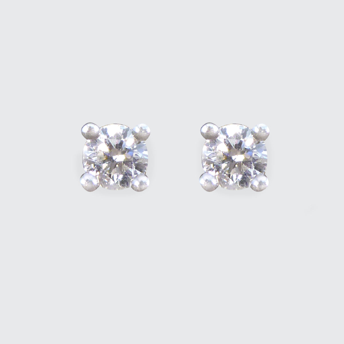 Diamond studs for hot sale second piercing