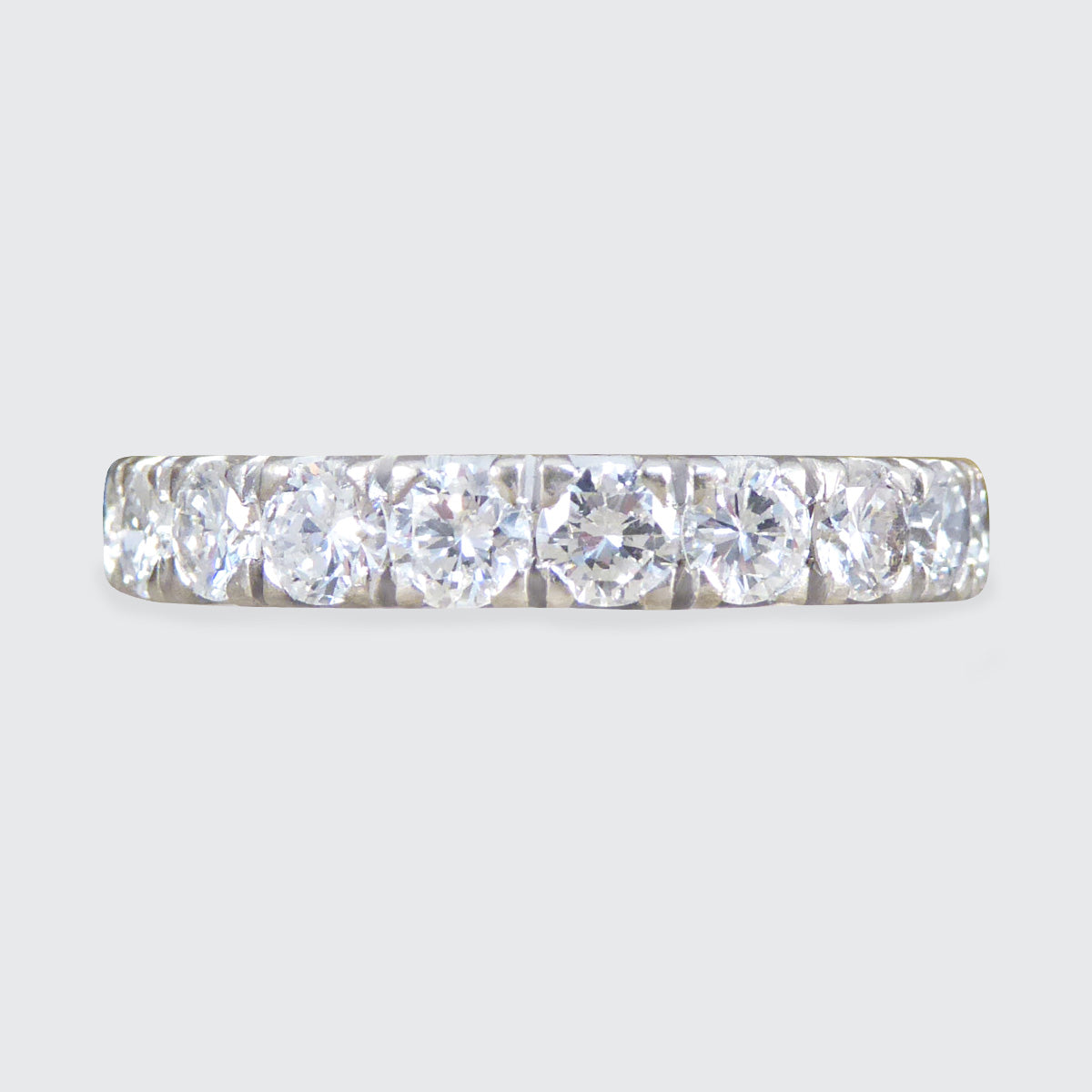 Vintage 2.31ct Diamond Full Eternity Ring in Platinum