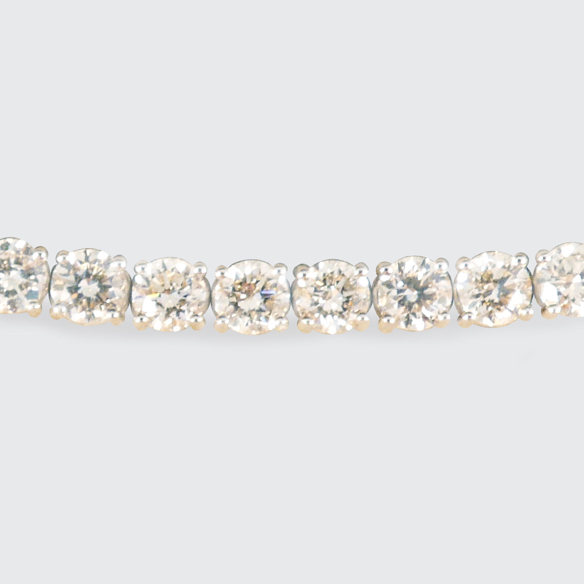 Classic 12.31ct Diamond Tennis Bracelet in 18ct White Gold