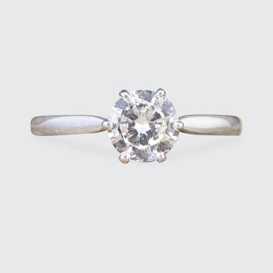 Diamond 0.50ct Solitaire Engagement Ring in Platinum