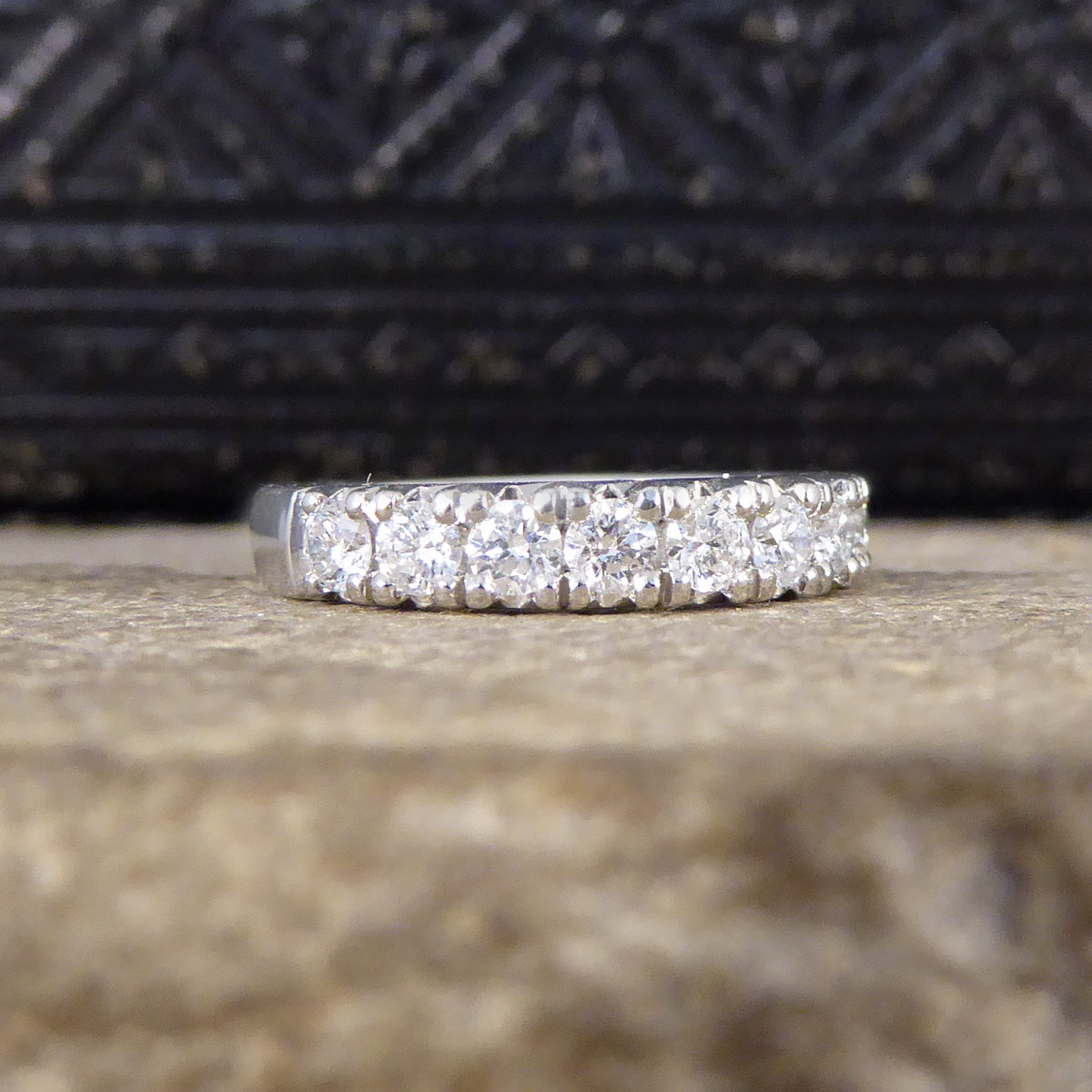 Diamond Set Eternity Ring with 0.88ct Modern Brilliant Cut Diamonds in Platinum