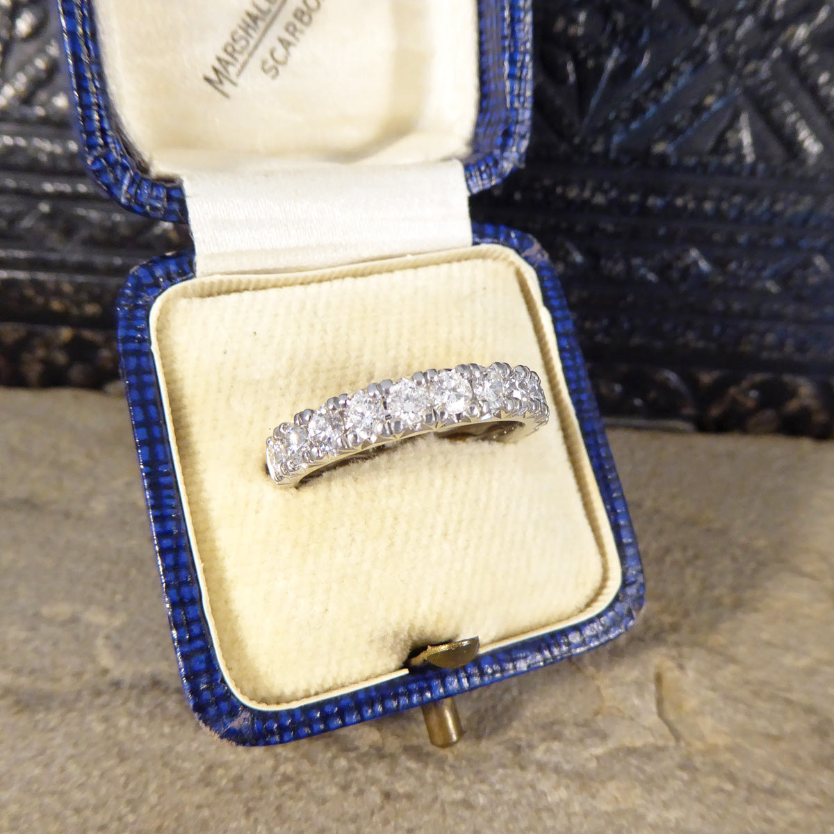 Diamond Set Eternity Ring with 0.88ct Modern Brilliant Cut Diamonds in Platinum