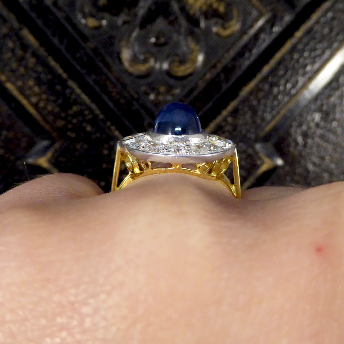 Sneak favorite: Edwardian cabochon sapphire and diamond ring. - Diamonds in  the Library