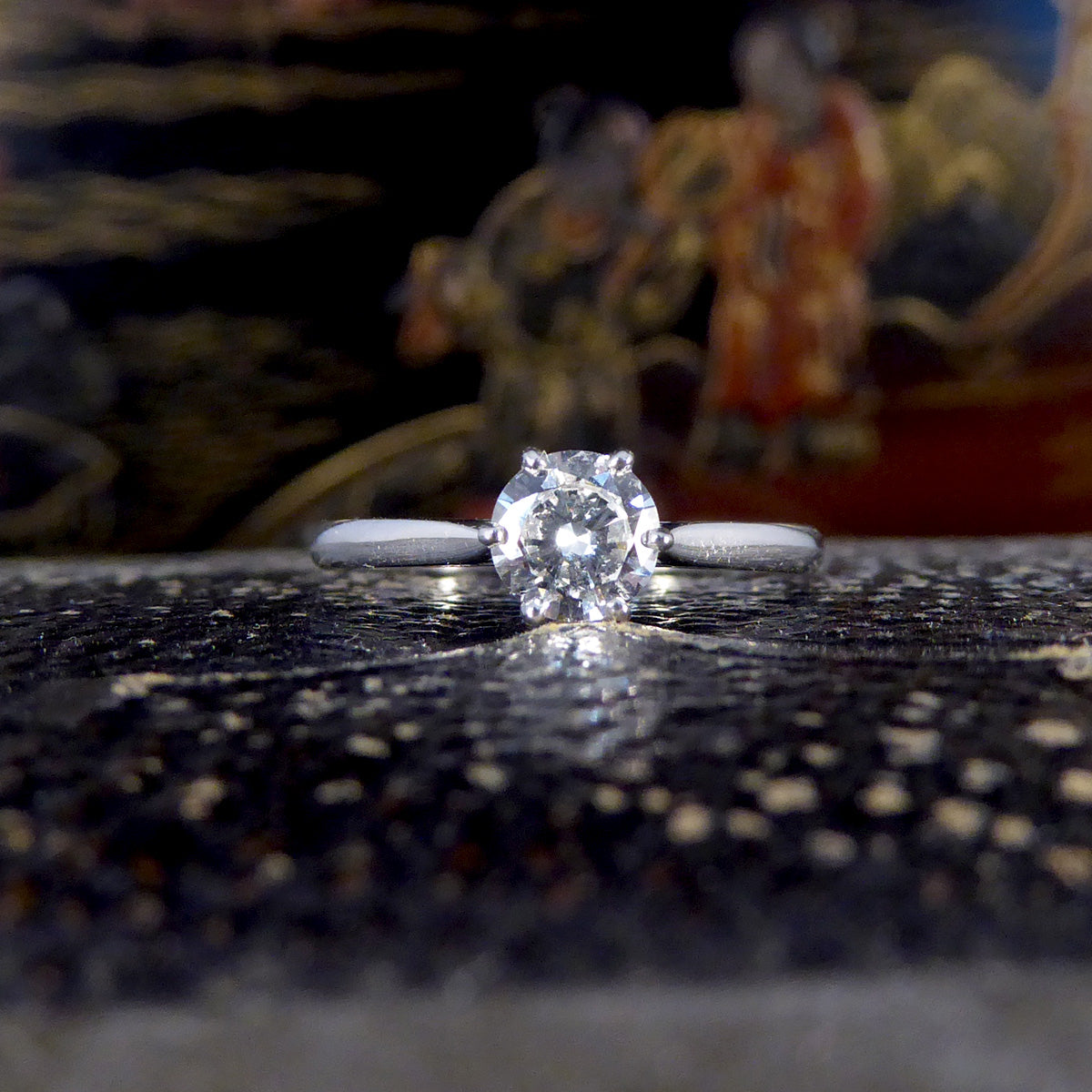 Diamond 0.50ct Solitaire Engagement Ring in Platinum