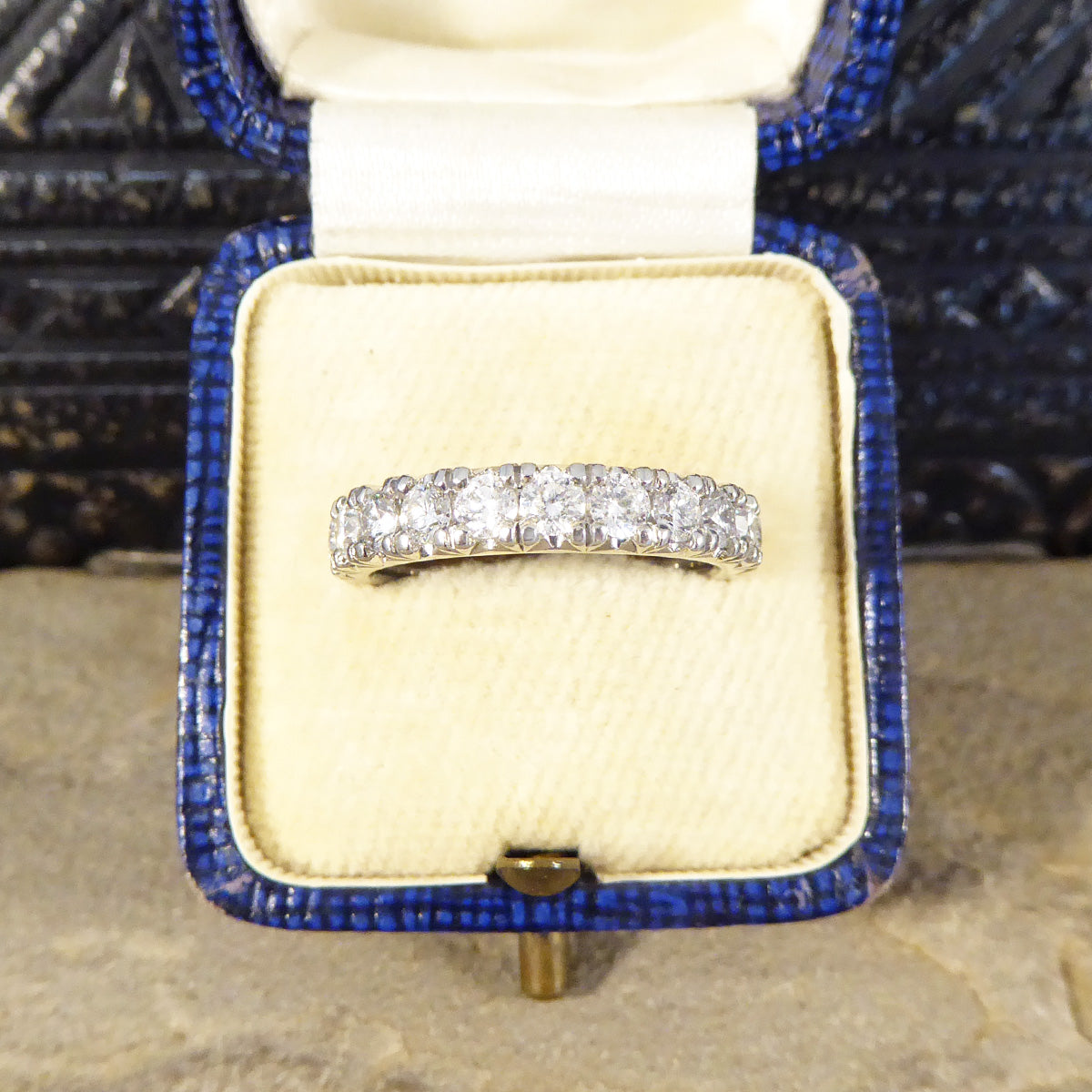 Diamond Set Eternity Ring with 0.88ct Modern Brilliant Cut Diamonds in Platinum