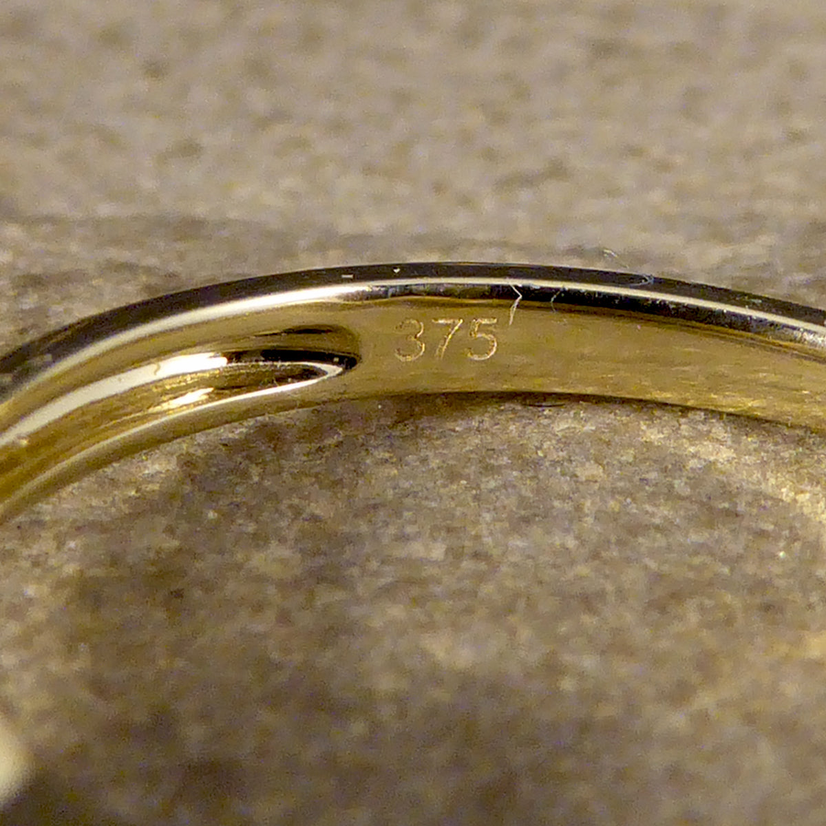 Contemporary Diamond Target Ring in 9ct Yellow Gold