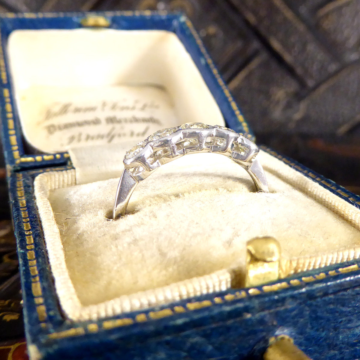 Contemporary 0.75ct Diamond Five Stone Ring in Platinum